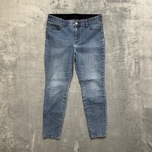 New White House Black Market The Jegging Women's Sz 12 Blue Denim